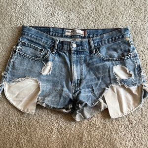 Levi’s Distressed Shorts
